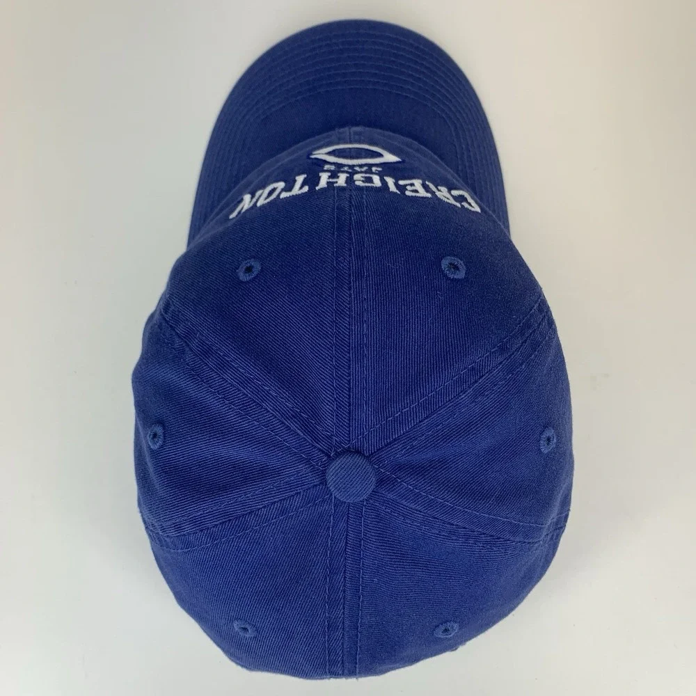 Creighton Jays Hat Blue '47 OSFA Adjustable Strapback Baseball Cap Bluejays